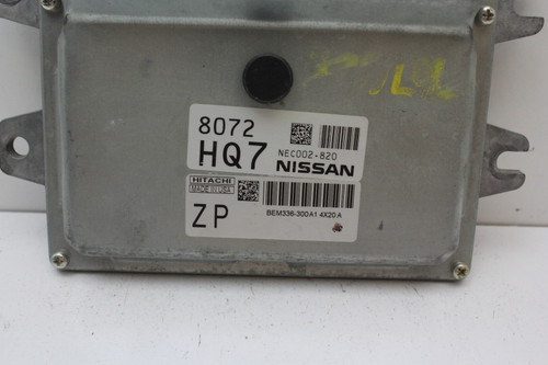 14-17 Nissan Versa 1.6L NEC002-820 Computer Engine Control ECU ECM EBX Module