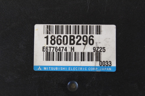 2010 Lancer ES 2.0L 1860B296 Computer Brain Engine Control ECU ECM EBX Module