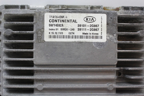 11-14 Hyundai Sonata 2.4L 39111-2G667 Computer Engine Control ECU ECM EBX Module