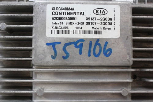 14 15 16 Kia Sportage 2.4L 39107-2GCD8 Computer Engine Control ECU ECM Module