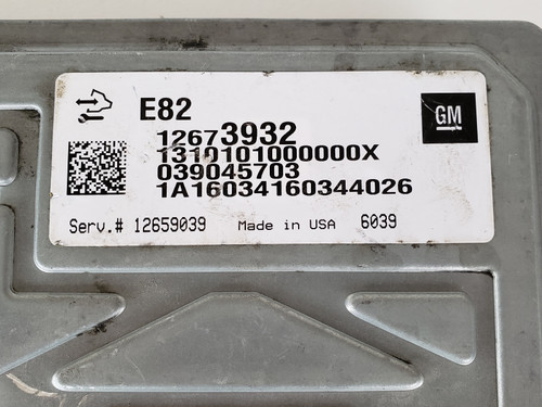 2016 Chevy Camaro 12659039 Computer Brain Engine Control ECU ECM EBX Module