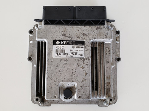 2012-2014 Accent 39110-2BAS9 Computer Brain Engine Control ECU ECM EBX Module