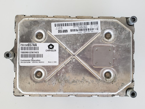 2012 Dodge Caravan P68070460AD Computer Brain Engine Control ECU ECM EBX Module