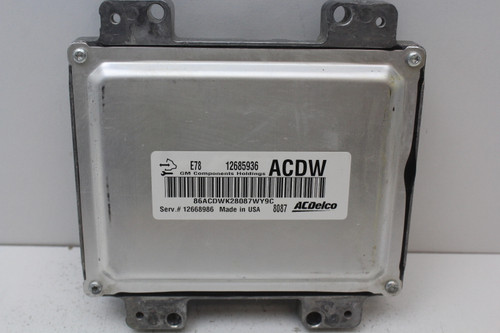 17 18 Chevrolet Sonic 12668986 Computer Brain Engine Control ECU ECM EBX Module