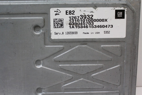 16-20 GMC Acadia 12659039 Computer Brain Engine Control ECU ECM EBX Module