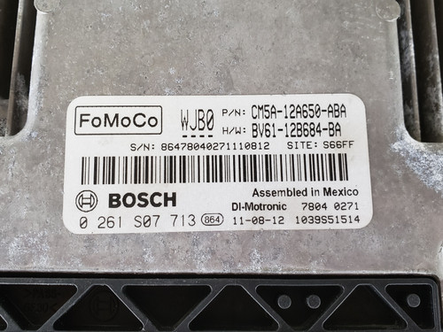 2012 Ford Focus CM5A-12A650-ABA Computer Brain Engine Control ECU ECM EBX Module
