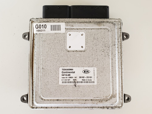 2010 Kia Forte 39102-2G101 Computer Brain Engine Control ECU ECM EBX Module