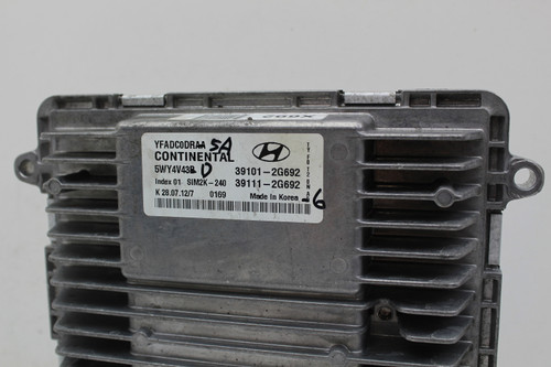 11-14 Hyundai Sonata 39111-2G692 Computer Brain Engine Control ECU ECM Module 11-14 Hyundai Sonata 39111-2G692 Computer Brain Engine Control ECU ECM Module
