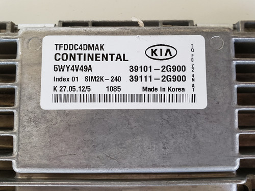 2011-2013 Optima 39111-2G900 Computer Brain Engine Control ECU ECM EBX Module
