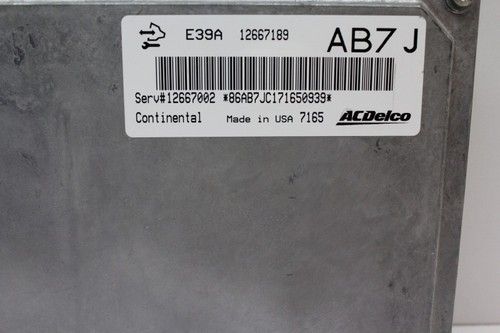 17 2017 Equinox 12667002 Computer Brain Engine Control ECU ECM EBX Module