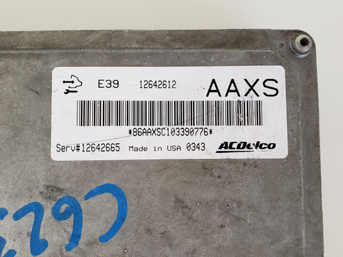 2011 Buick Regal 12642665 Computer Brain Engine Control ECU ECM EBX Module