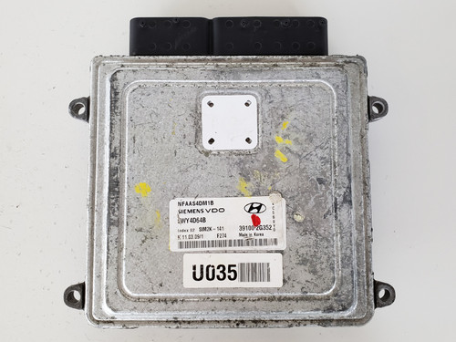 2009-2010 Sonata 39100-2G352 Computer Brain Engine Control ECU ECM EBX Module