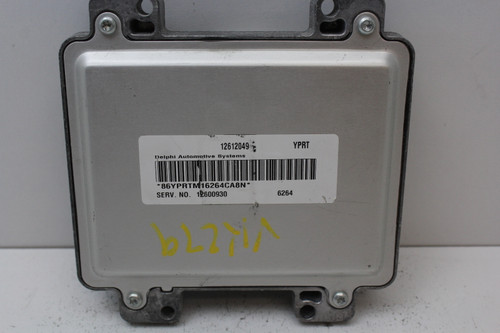 06-08 Pontiac Grand Prix 12600930 Computer Engine Control ECU ECM EBX Module