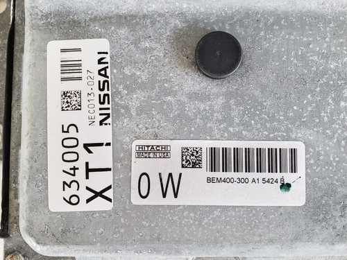 2013-2015 Altima NEC013-027 Computer Brain Engine Control ECU ECM EBX Module