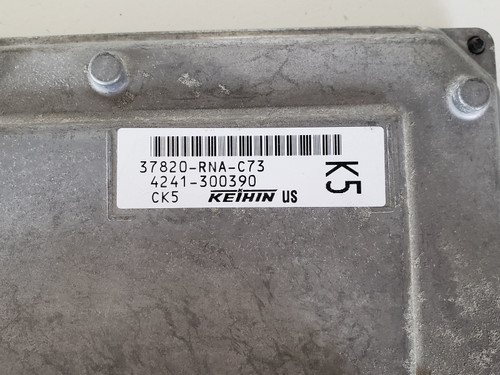 2009-2011 Civic 37820-RNA-C73 Computer Brain Engine Control ECU ECM EBX Module