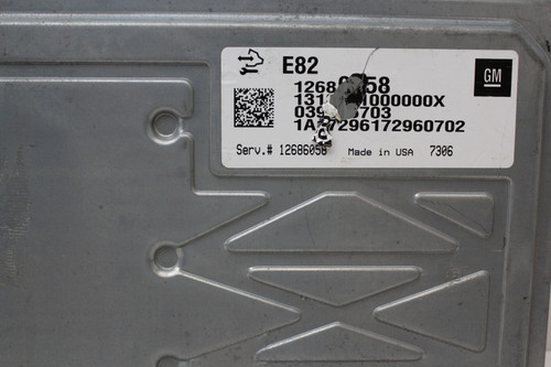 16 17 18 19 Camaro 12686058 Computer Brain Engine Control ECU ECM EBX Module