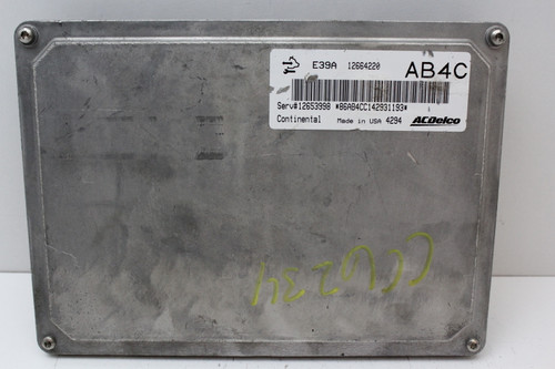 13 14 15 Regal 12653998 Computer Brain Engine Control ECU ECM EBX Module