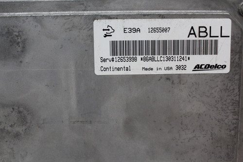 13-16 Impala 12653998 Computer Brain Engine Control ECU ECM EBX Module