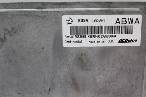 14 15 2014 2015 CTS 12653998 Computer Brain Engine Control ECU ECM EBX Module