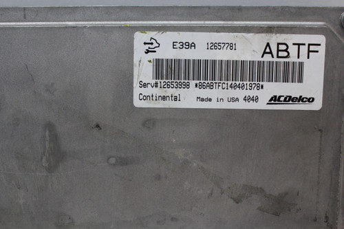 13 14 15 16 Regal 12653998 Computer Brain Engine Control ECU ECM EBX Module