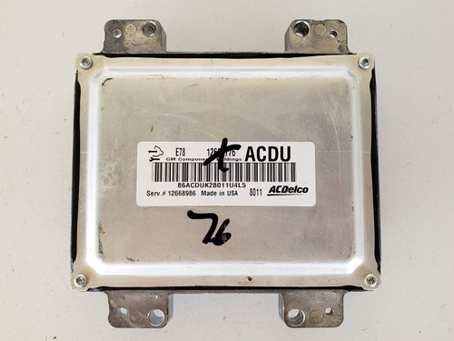 2017-2018 Chevy Sonic 12668986 Computer Brain Engine Control ECU ECM EBX Module