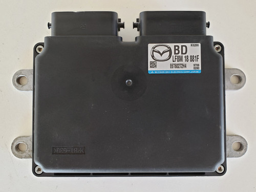 2010 Mazda 3 LF8M 18 881F Computer Brain Engine Control ECU ECM EBX Module