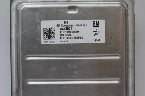 2016 16 Chevrolet Camaro 12672537 Computer Brain Engine Control ECU ECM Module