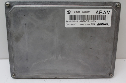 13-16 Buick Verano 12658998 Computer Brain Engine Control ECU ECM EBX Module