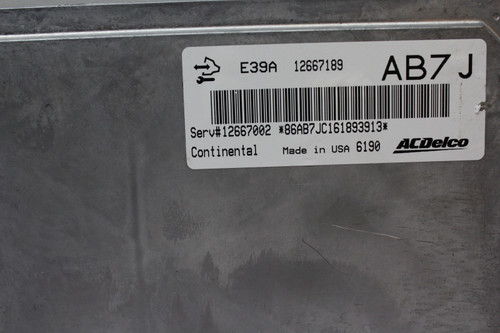 2017 17 CHevrolet Equinox 12667002 Computer Brain Engine Control ECU ECM Module