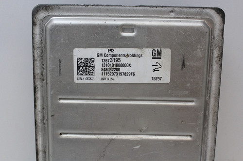 15 16 Chevrolet Yukon 12672537 Computer Brain Engine Control ECU ECM EBX Module