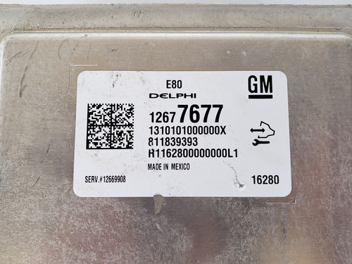 2017 Cadillac ATS 12669908 Computer Brain Engine Control ECU ECM EBX Module