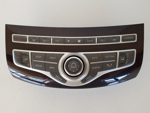11-13 Infiniti M37 283951MA2C Audio Info Climate Control Panel Unit A/C Heater