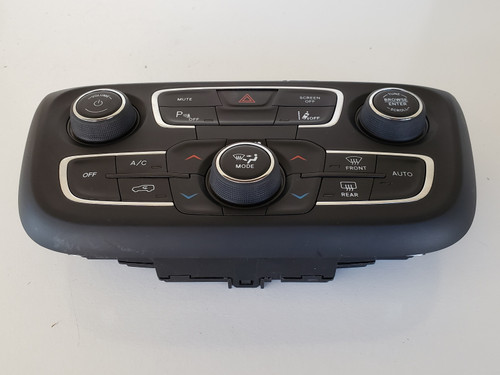 17-18 Compass 5VA60DX9AD Audio Climate Control Panel Temperature Unit A/C Heater 17-18 Compass 5VA60DX9AD Audio Climate Control Panel Temperature Unit A/C Heater