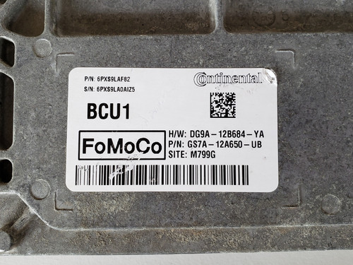 2014-2016 Fusion GS7A-12A650-UB Computer Brain Engine Control ECU ECM EBX Module