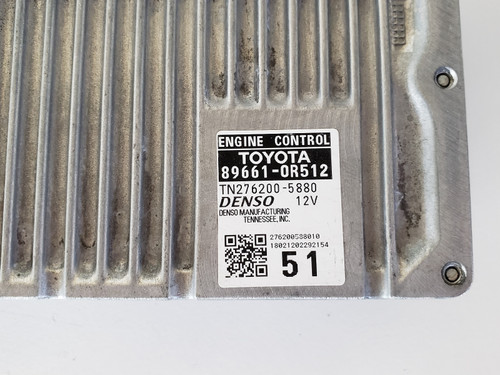 2016-2018 Rav4 89661-0R512 Computer Brain Engine Control ECU ECM EBX Module