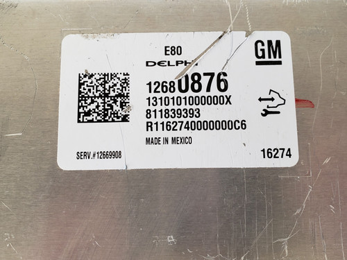 2017-2020 Chevy Malibu 12669908 Computer Brain Engine Control ECU ECM EBX Module