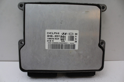 09-11 Hyundai Genesis 39106-3C511 Computer Engine Control ECU ECM EBX Module