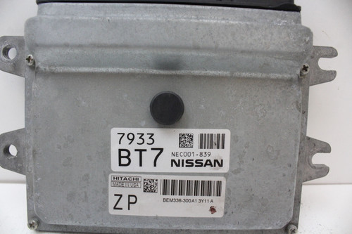 14-17 Nissan Versa NEC001-839 Computer Brain Engine Control ECU ECM EBX Module