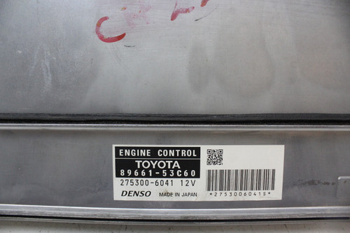 09 2009 Lexus IS250 89661-53C60 Computer Brain Engine Control ECU ECM EBX Module