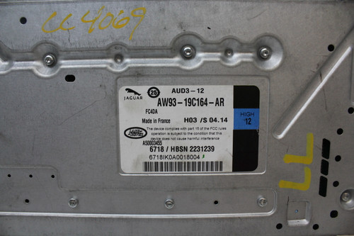 10 11 Jaguar XJ AW93-19C164-AR Computer Brain Engine Control ECU ECM EBX Module