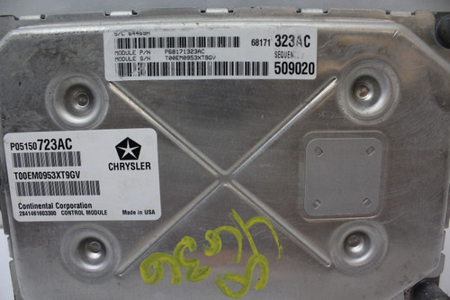 2013 13 Chrysler 200 3.6L P68171323AC Computer Engine Control ECU ECM Module
