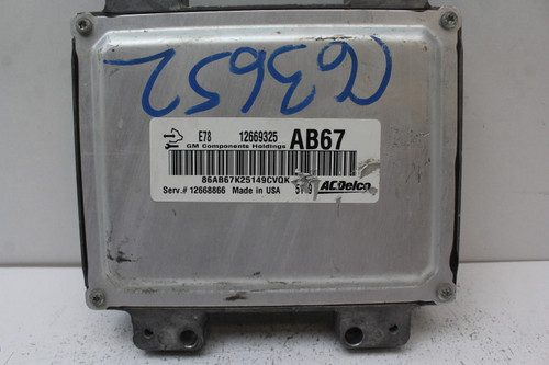 13 14 15 16 Chevrolet Trax 12668866 Computer Engine Control ECU ECM EBX Module