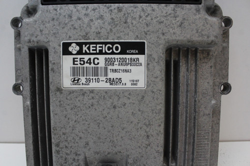 12-14 Accent 39110-2BAD5 Computer Brain Engine Control ECU
