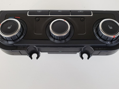 11-14 VW Golf 3C8 907 336AJ Climate Control Panel Temperature Unit A/C Heater