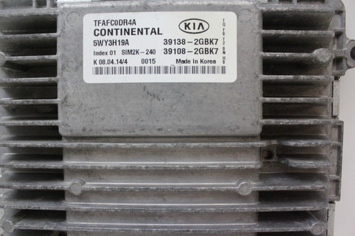 15 2015 Kia Optima 39108-2GBK7 Computer Brain Engine Control ECU ECM EBX Module