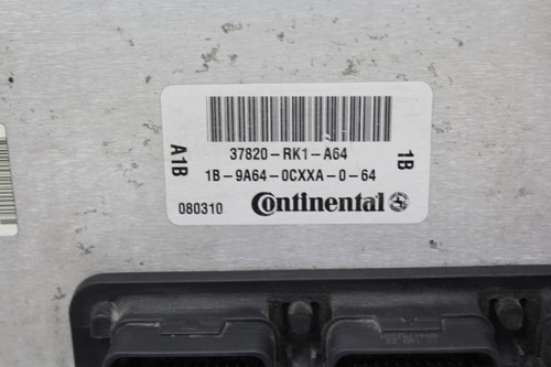 10 11 Acura TL 37820-RK1-A64 Computer Brain Engine Control ECU ECM EBX Module