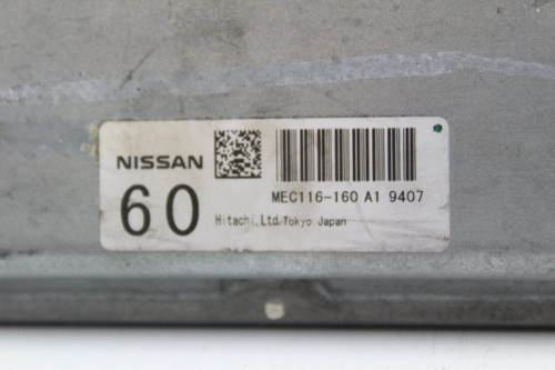 09 Nissan Murano MEC116-160 A1 Computer Brain Engine Control ECU ECM EBX Module