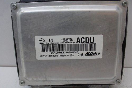 17 18 19 Buick Encore 12668986 Computer Brain Engine Control ECU ECM Module