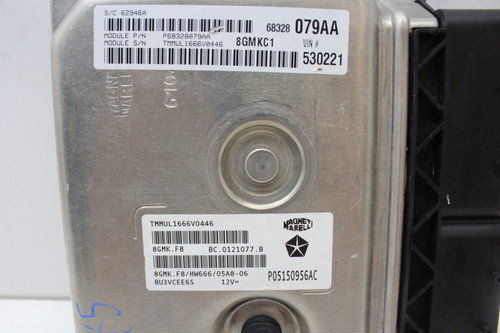 15 16 17 Fiat 500 05150956AC Computer Brain Engine Control ECU ECM EBX Module