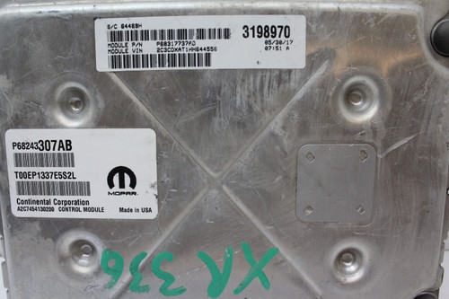 16 17 Dodge Charger 68243307AB Computer Brain Engine Control ECU ECM EBX Module